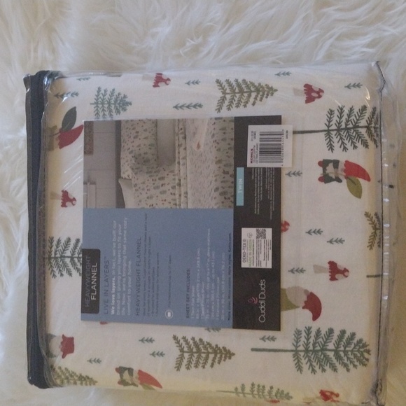 Flannel Sheet Set, Size Twin - Picture 2 of 4